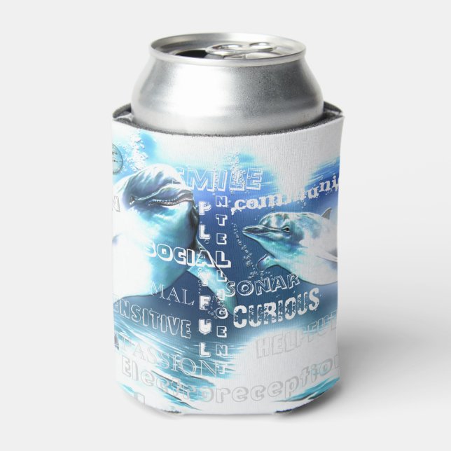 Rafraichisseur De Cannettes Typographie incroyable des dauphins (Can devant)