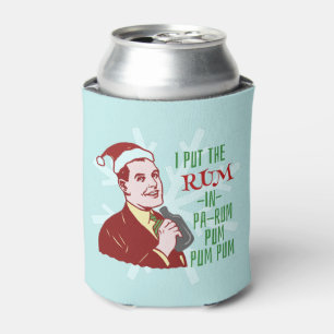 Rafraichisseur De Cannettes Vacances potables d'homme rhum drôle de Noël de