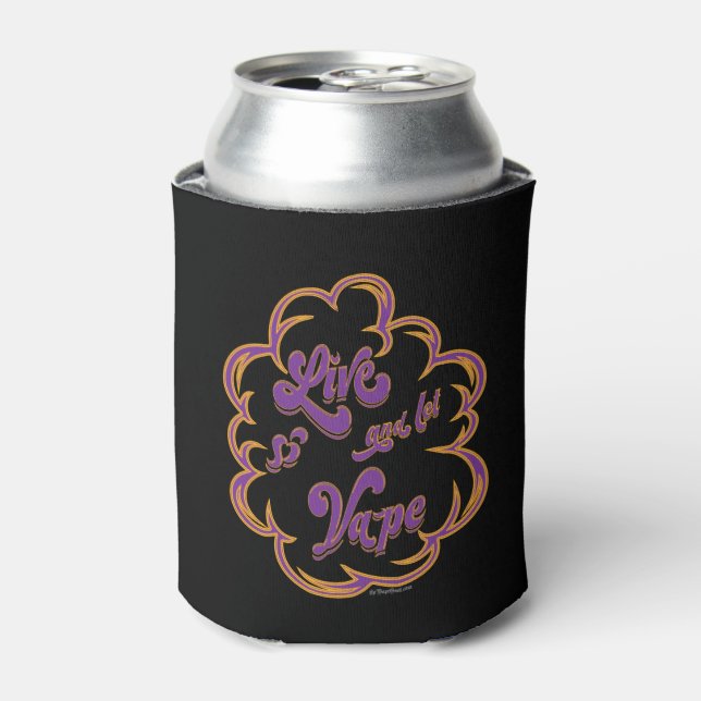 Rafraichisseur De Cannettes VAPE | Live and Let Vape par VapeGoat™ (Can devant)