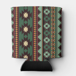 Rafraichisseur De Cannettes Vert tribal du sud-ouest