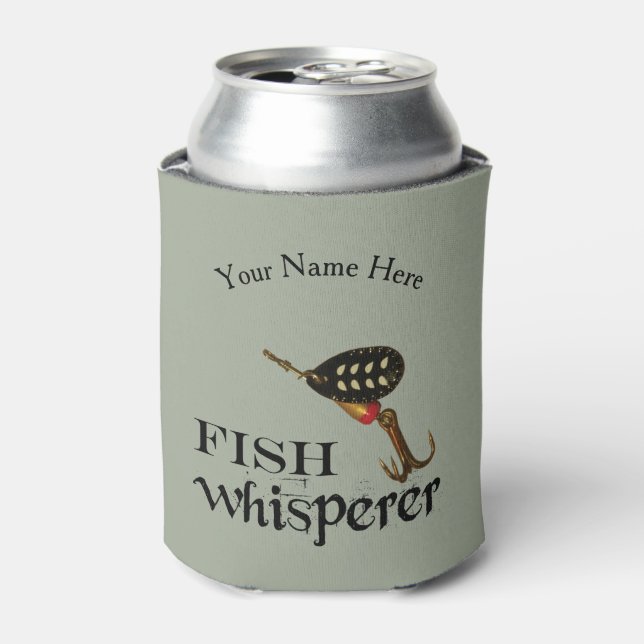 Rafraichisseur De Cannettes Whisperer de poisson personnalisé (Can devant)