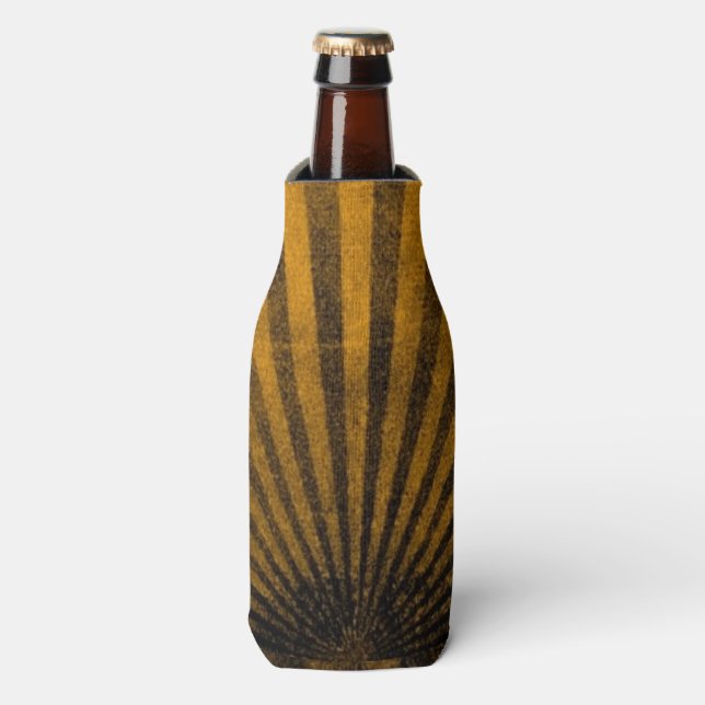 Rafraîchisseur Pour Bouteille Arrière - plan motif rétro (Bottle Devant)