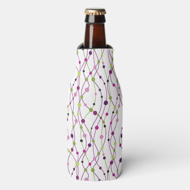 Rafraîchisseur Pour Bouteille Arrière - plan point multicolore (Bottle Devant)