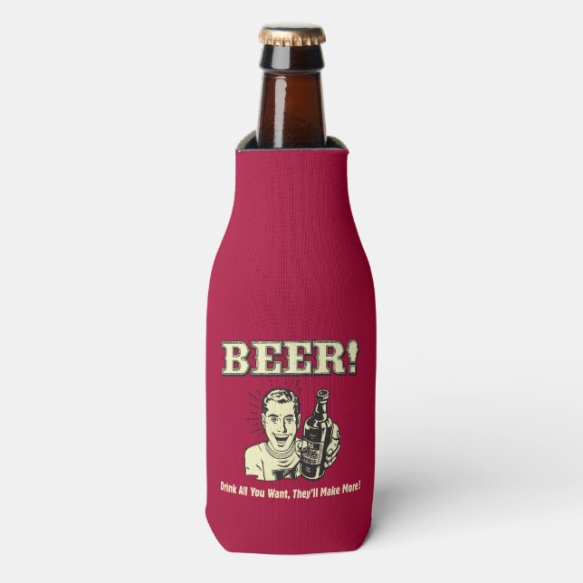 Rafraîchisseur Pour Bouteille Bière : Buvez tout ce qu'ils veulent (Bottle Devant)
