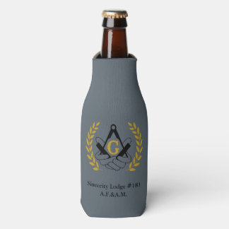 Rafraîchisseur Pour Bouteille Bouteille maçonnique cosy