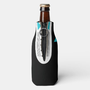 Rafraîchisseur Pour Bouteille BRIDE Turquoise Tuxedo Bridal Party