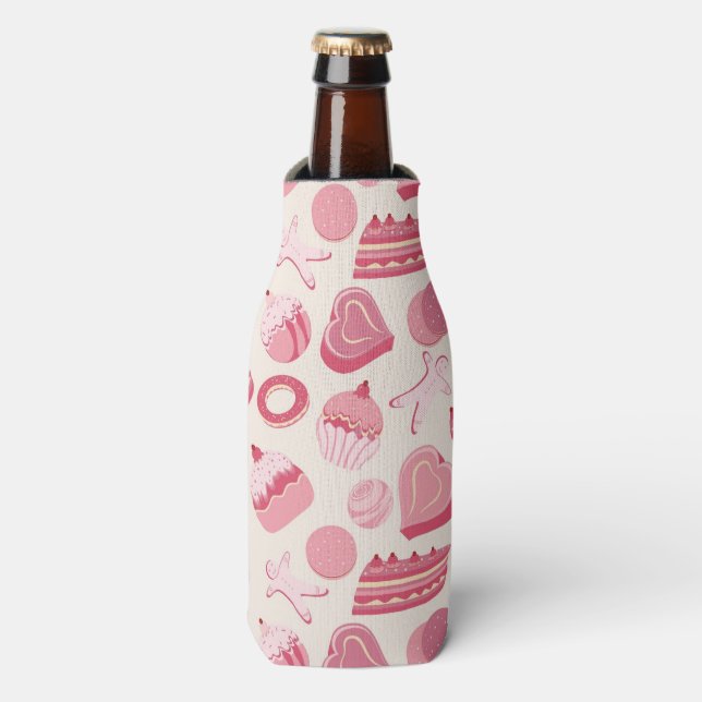 Rafraîchisseur Pour Bouteille Chocolat et pâtisseries motif 2 (Bottle Devant)