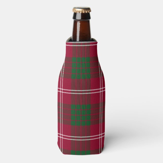 Rafraîchisseur Pour Bouteille Clan écossais Crawford Tartan Plaid Motif (Bottle Devant)