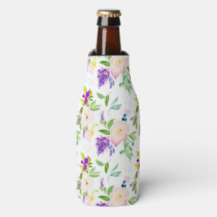 Rafraîchisseur Pour Bouteille Dainty Aquarelle Fleurs   Peonies et Wisterias