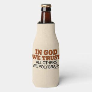 Rafraîchisseur Pour Bouteille Dans Dieu nous faisons confiance. Tous les autres