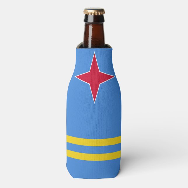Rafraîchisseur Pour Bouteille Drapeau Aruba (Bottle Devant)