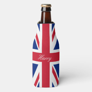 Rafraîchisseur Pour Bouteille Drapeau britannique Union Jack Personnalisé