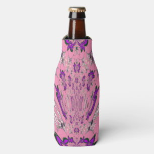 Rafraîchisseur Pour Bouteille Elégant Monogram Bloom : Magnifiquement Motif pers