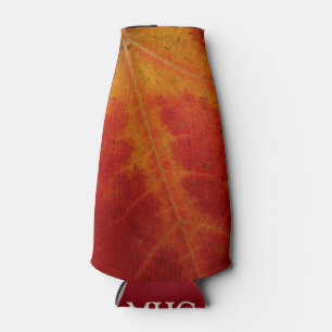 Rafraîchisseur Pour Bouteille Feuille d'érable rouge Abstraite Automne Photograp