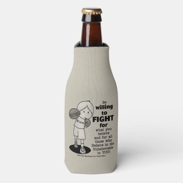 Rafraîchisseur Pour Bouteille La volonté de combattre (Bottle Devant)