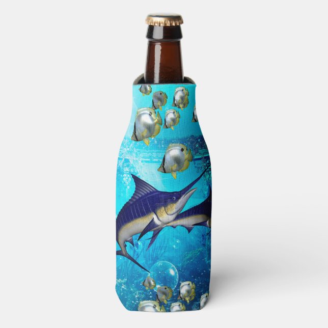 Rafraîchisseur Pour Bouteille Monde sous-marin (Bottle Devant)