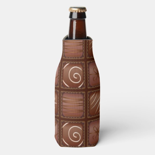 Rafraîchisseur Pour Bouteille Motif au chocolat (Bottle Devant)