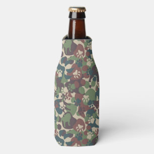 Rafraîchisseur Pour Bouteille Motif de camouflage de chien