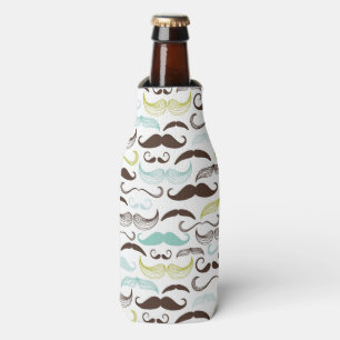 Rafraîchisseur Pour Bouteille Motif de moustache, rétro style 2