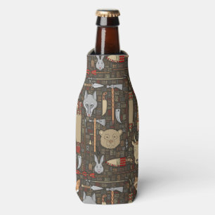 Rafraîchisseur Pour Bouteille Motif ethnique de chasse