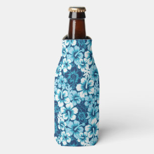 Rafraîchisseur Pour Bouteille Motif floral de ketmie de surf