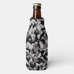 Rafraîchisseur Pour Bouteille Motif gris militaire de camouflage