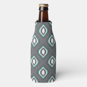 Rafraîchisseur Pour Bouteille Motif tribal de rétro ikat géométrique