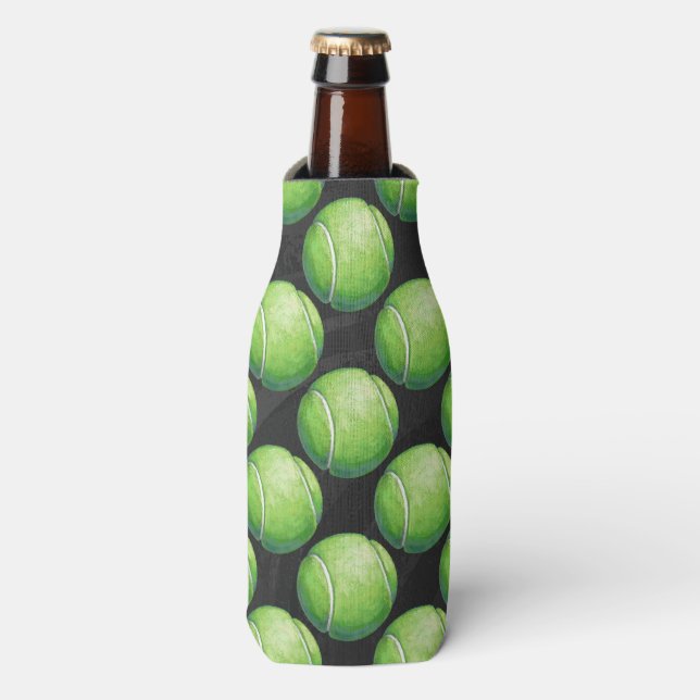 Rafraîchisseur Pour Bouteille Motifs de balle de tennis (Bottle Devant)