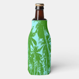 Rafraîchisseur Pour Bouteille Palmiers tropicaux au design pointu