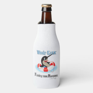 Rafraîchisseur Pour Bouteille Quoi que Flotte ton mème Narwhal