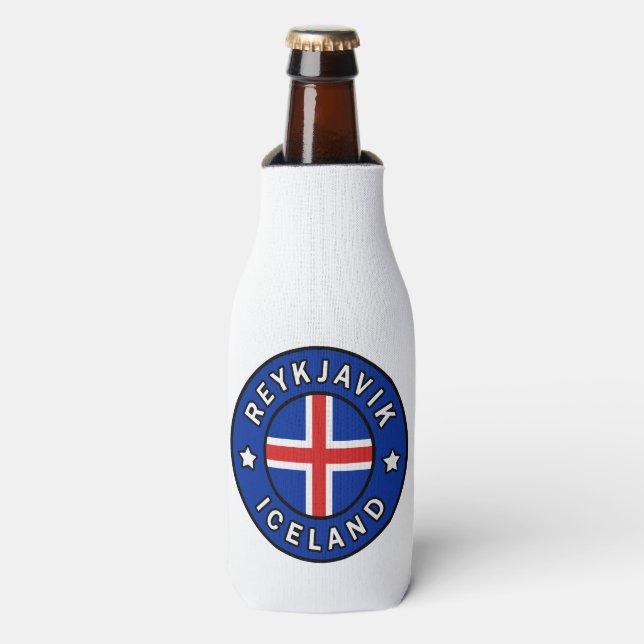 Rafraîchisseur Pour Bouteille Reykjavik Islande (Bottle Devant)
