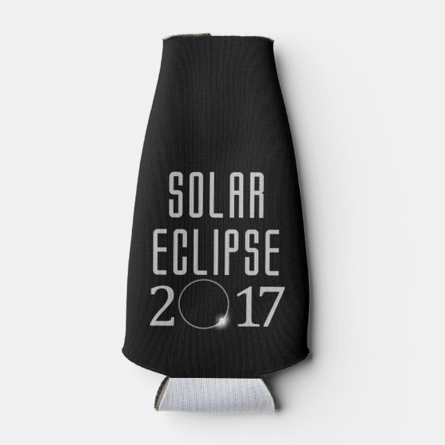 Rafraîchisseur Pour Bouteille Solar Eclipse 2017 peut confortable (Devant)