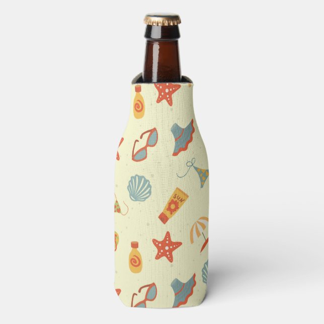Rafraîchisseur Pour Bouteille Summer Beach (Bottle Devant)