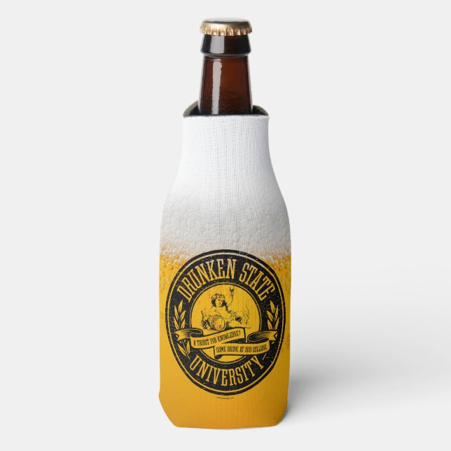 Rafraîchisseur Pour Bouteille Université d'État de Drunken (Bottle Devant)