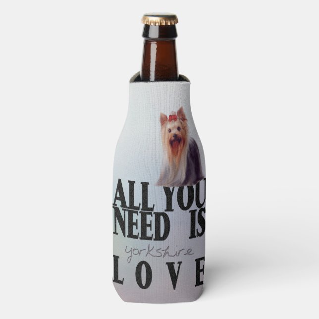 Rafraîchisseur Pour Bouteille Yorkshire Terrier (Bottle Devant)