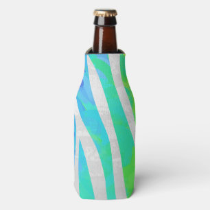Rafraîchisseur Pour Bouteille Zebra Rainbow et White Print