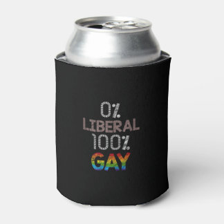 Rafraîchisseur Pour Canette 0% Libéral 100% Gay Funny LGBT Débardeur