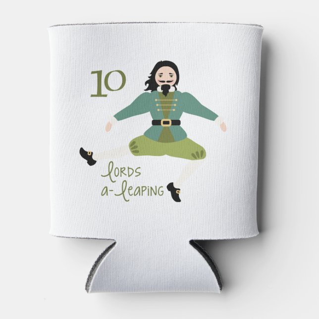 Rafraîchisseur Pour Canette 10 seigneurs A-Leaping (Devant)