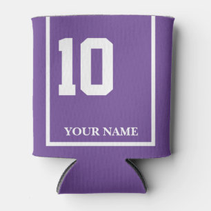 Rafraîchisseur Pour Canette 10 Violet avec couverture de selle Cheval Blanc Pe