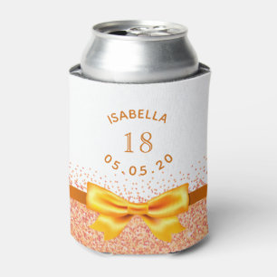 Rafraîchisseur Pour Canette 18e anniversaire or arc blanc