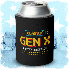 Rafraîchisseur Pour Canette 1977 Gen X Classic Retro Gamer Jeu Anniversaire