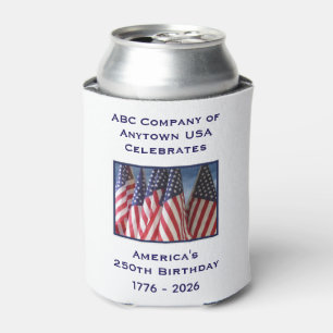 Rafraîchisseur Pour Canette 250e anniversaire USA Patriotic American Flags