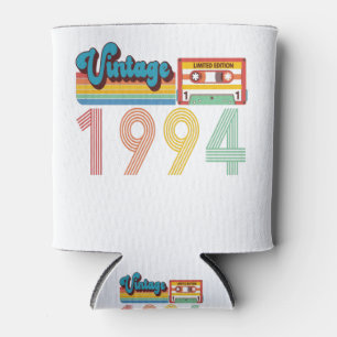 Rafraîchisseur Pour Canette 27e anniversaire Vintage Retro 1994 Bande de casse
