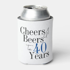 Rafraîchisseur Pour Canette 40e anniversaire Soeurs et bières Fête simple