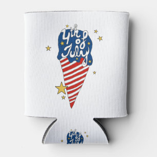 Rafraîchisseur Pour Canette 4 juillet illustration 4 juillet Indépendance