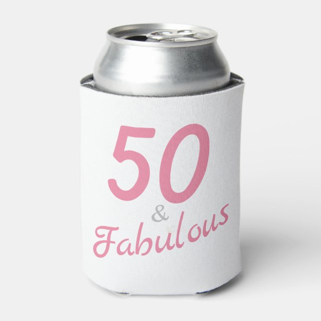 Rafraîchisseur Pour Canette 50 et fabuleux Anniversaire de mousse peut refroid (Can devant)