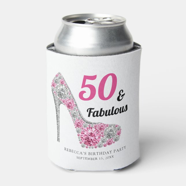 Rafraîchisseur Pour Canette 50 et Fabuleux fête d'anniversaire (Can devant)