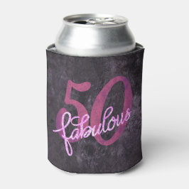 Rafraîchisseur Pour Canette 50 et fabuleux | Pink and Purple Jewel Tone Party