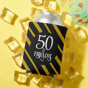 Rafraîchisseur Pour Canette 50 et Fabulous Black and Gold