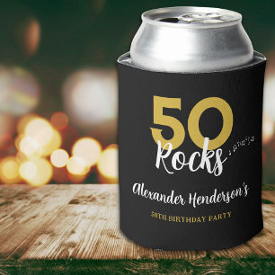 Rafraîchisseur Pour Canette 50e anniversaire 50 Rocks personnalisée